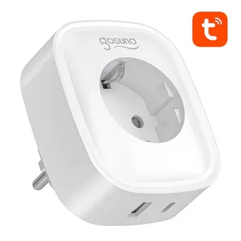 Enchufe inteligente Gosund SP6 16A con USB-C 20W – toma de corriente controlable por WiFi para domótica