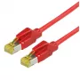 Cable de parcheo Ethernet Secomp 21.05.9521 rojo