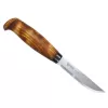 Cuchillo fijo HELLE Tollekniv #61 — mango de acero inoxidable, construcción de hoja pasante