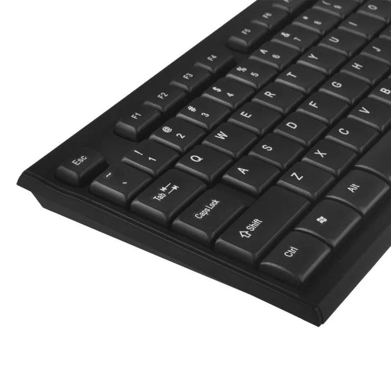 NanoRS Combo de teclado y ratón inalámbricos con diseño ergonómico – RS580 para un uso fluido y eficiente