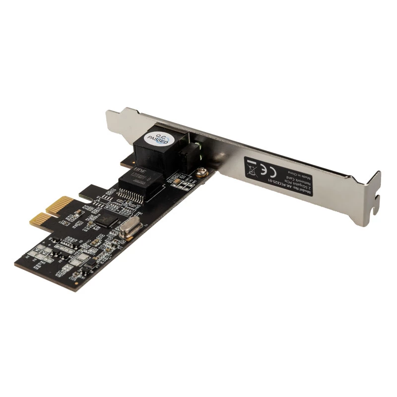Akasa AK-PCCE25-01 - Interno - Con cable - PCI Express - Ethernet - 2500 Mbit/s