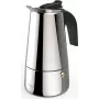 Cafetera espresso Xavax de acero inoxidable para 4 tazas, cafetera de fogón, incl. inducción, 200ml (00111274)