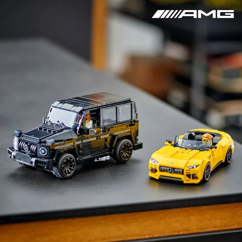 LEGO Speed Champions Mercedes-AMG G 63 y Mercedes-AMG SL 63 76924, Multi