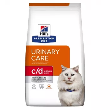 HILL'S PRESCRIPTION DIET Feline c/d Multicare Stress pienso para gatos pollo 1,5 kg