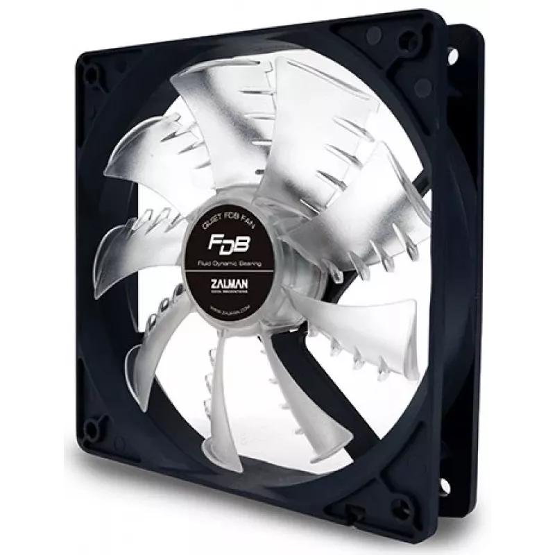 Sistema de refrigeración Zalman ZM-F3 FDB(SF) ventilador para caja 12 cm negro, transparente