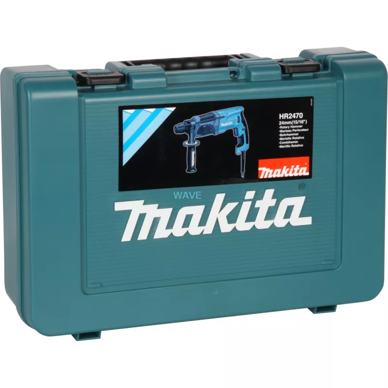 Martillo perforador HR2470 (azul/negro, maletín de transporte, 780 vatios)