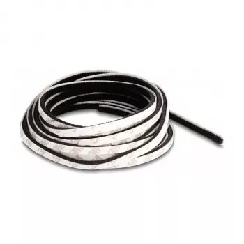 Perfil de cepillo DeLOCK autoadhesivo 5 mm longitud 5 m negro