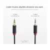 SBS TECABLE35KR - cable de audio - mini-phone estéreo 3,5 mm macho a mini-phone estéreo 3,5 mm macho - 1,5 m - negro (TECABLE35KR)