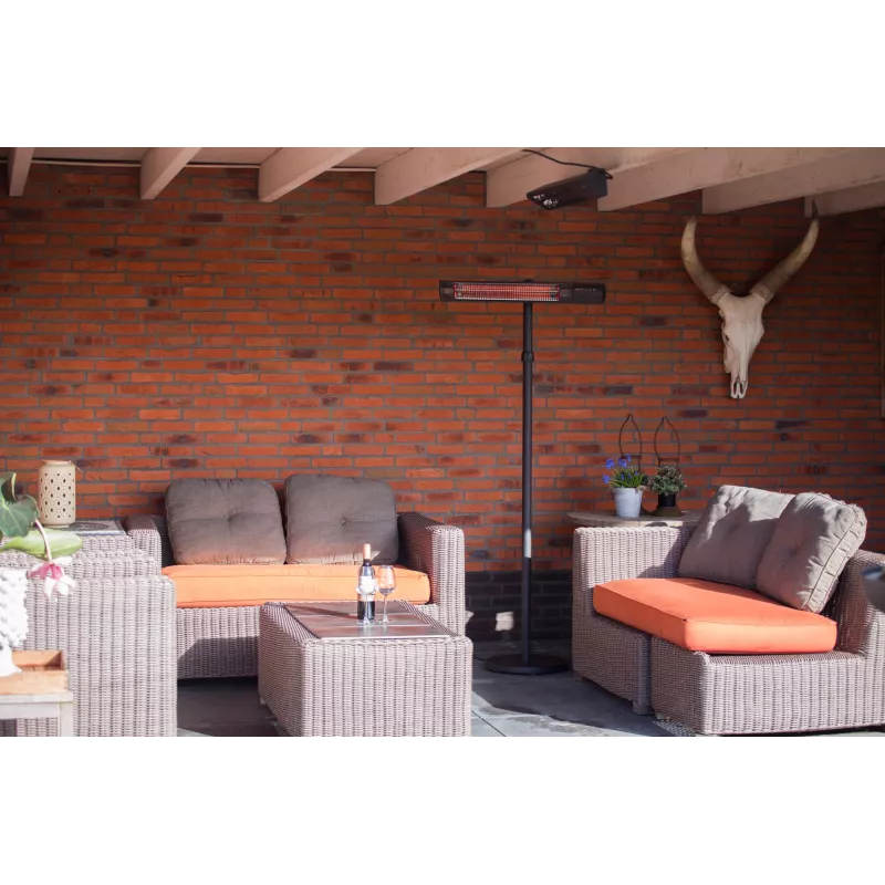 SUNRED | Calefactor | RD-DARK-25S, Dark Standing | Infrarrojos | 2500 W | Negro | IP55