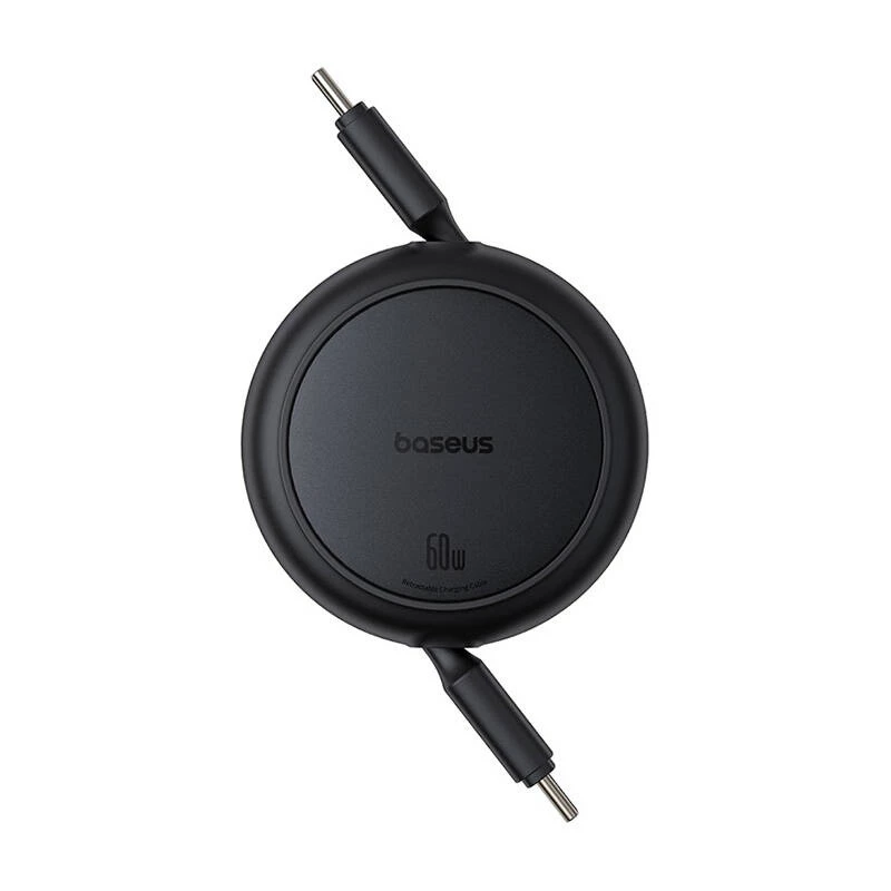 Cable USB-C a USB-C Baseus Free2Pull Mini, 60 W, 1 m, (negro)