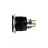 Pulsador antivandálico DimasTech 25mm Blackline Dot RGB (PD224) pulsador resistente a vandalismo