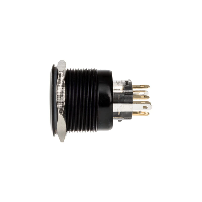 Pulsador antivandálico DimasTech 25mm Blackline Dot RGB (PD224) pulsador resistente a vandalismo