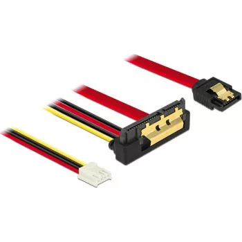 Cable SATA DeLOCK 85235 0,3 m SATA 7 pines + Molex 4 pines