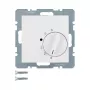 Regulador giratorio de termostato Berker 20268989, blanco, AC 250 V, 50–60 Hz