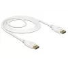 Cable DisplayPort DeLOCK 85509 1,5 m Blanco