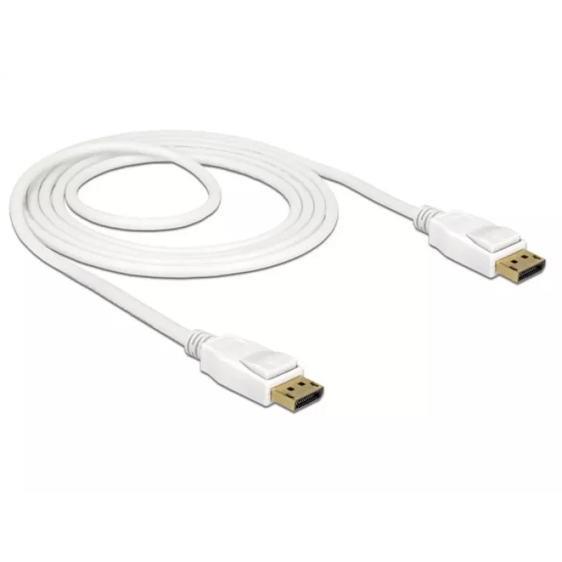 Cable DisplayPort DeLOCK 85509 1,5 m Blanco