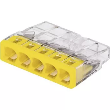 Conector eléctrico de cable Wago 2273-205 regleta conector hembra 100 uds.