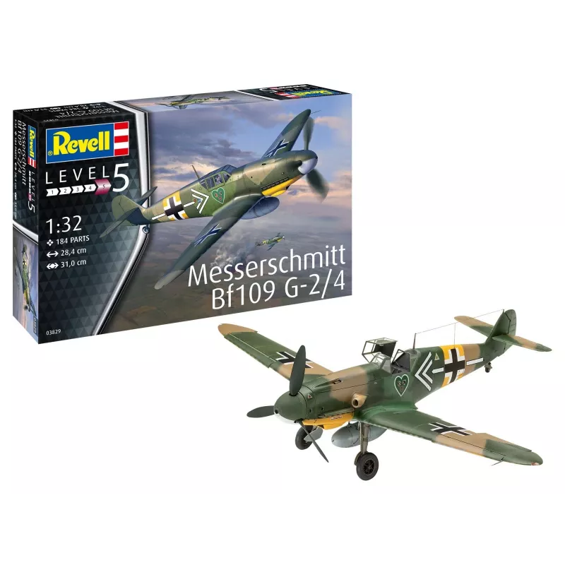 Maqueta de plástico Messerschmitt BF 109G-2/4 1/32