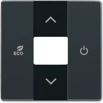 Busch-Jaeger 2CKA006220A0074 Placa de cubierta para soporte y caja de sensor antracita (2CKA006220A0074)