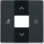 Busch-Jaeger 2CKA006220A0074 Placa de cubierta para soporte y caja de sensor antracita (2CKA006220A0074)