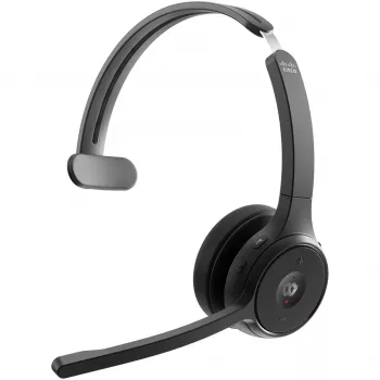 721 Wireless Single ON-EAR Headset USB-A BUNDLE-CARBON negro