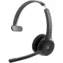 721 Wireless Single ON-EAR Headset USB-A BUNDLE-CARBON negro