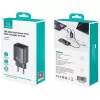 Cargador T66 45W CC290 GaN carga rápida plateado