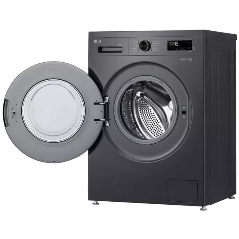 LG lavadora | F4X1009NMB | clase de eficiencia energética A | carga frontal | capacidad de lavado 9 kg | 1400 rpm | profundidad 55 cm | anchura 60 cm | pantalla | LED | función vapor | Direct