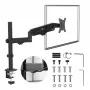 Soporte de monitor MACLEAN MC-135 con muelle de gas para pantallas de 17 a 32 pulgadas, carga 2–10 kg, negro