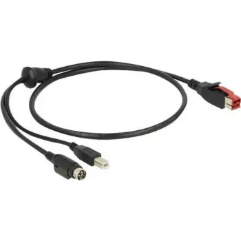 Cable USB DeLOCK 85487 USB 2.0 1 m USB B negro