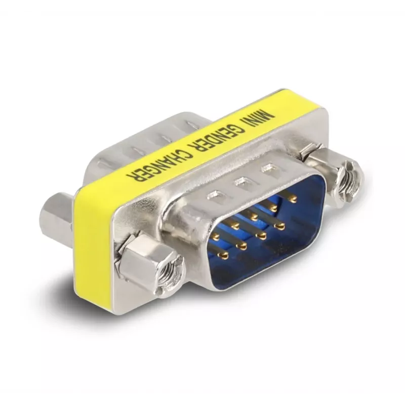 Adaptador D-Sub 9 pines conector macho a conector macho DeLOCK 66464