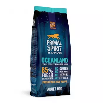 PRIMAL SPIRIT Oceanland pescado – alimento semihúmedo para perros alérgicos – 12 kg