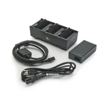 Cargador de interior Zebra SAC-MPM-3BCHGEU1-01, alimentación de red, negro, incluye cable de red y de corriente continua