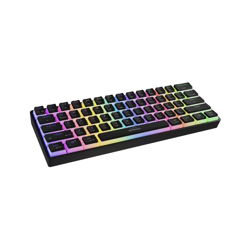 Teclado gaming genesis THOR 660 G2 — inalámbrico (2,4 GHz, Bluetooth) y con cable, diseño compacto