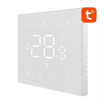 Termostato inteligente Avatto WT410-BH-3A-W WiFi para calderas de gas, programable, conectividad Wi‑Fi