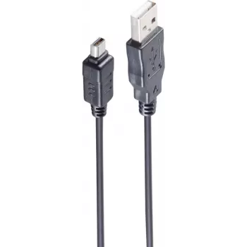 Cable para cámara ShiverPeaks BS77372 1,5 m negro USB-A