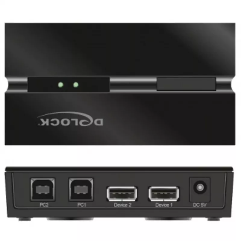 DeLOCK 11492 Conmutador de datos para PC USB Type-A a USB Type-B 0,48 Gbit/s