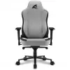 Silla gaming Sharkoon SKILLER SGS40 tejido con asiento y respaldo acolchados gris