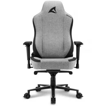 Silla gaming Sharkoon SKILLER SGS40 tejido con asiento y respaldo acolchados gris