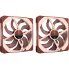 Set de doble ventilador Noctua NF-A14x25 G2 PWM Sx2 PP 140mm