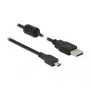 Cable USB DeLOCK 0,5 m USB 2.0-A Mini-B