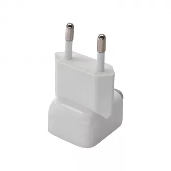 Akyga AK-AD-60 conector macho de repuesto EU CEE 7/16 a IEC C7, blanco
