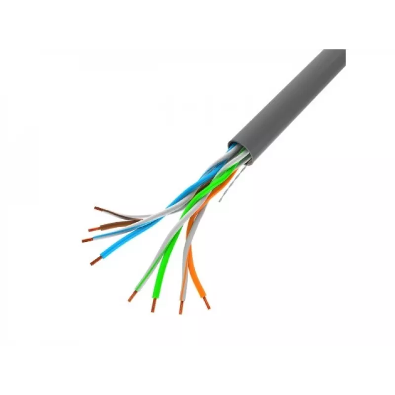 Cable de red Lanberg LCU5-11CU-0305-S U/UTP Cat5e 305 m gris
