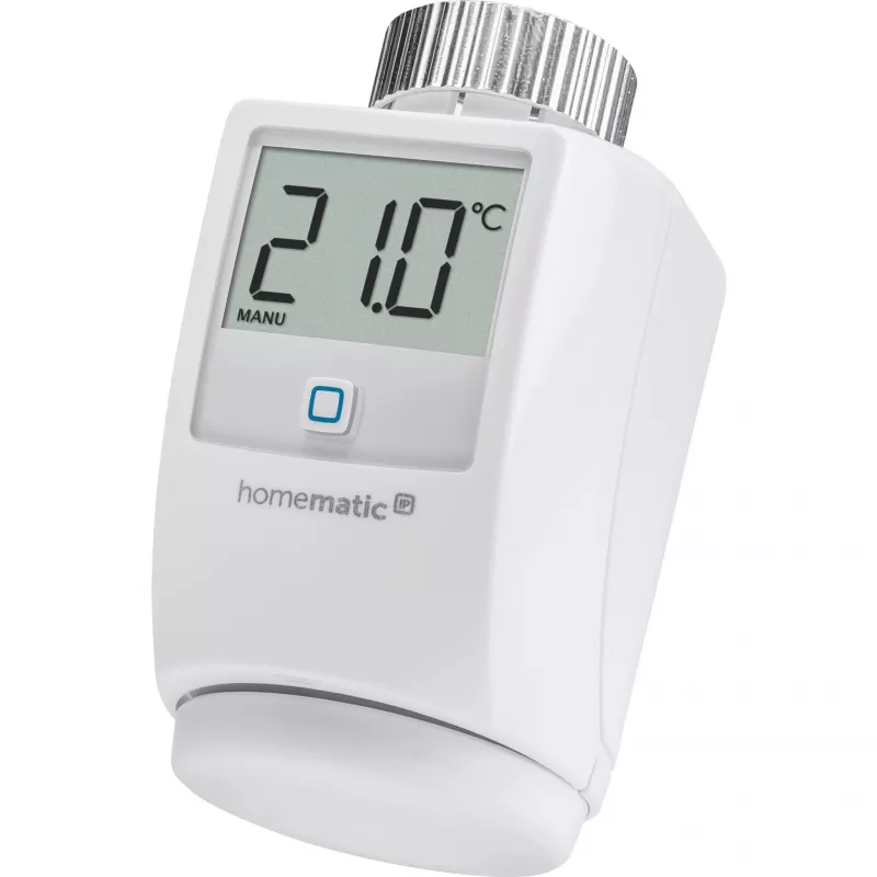 eQ-3 AG Homematic IP HMIP-eTRV, RF, 868,3 MHz, blanco, M30 x 1,5, IP20, digital