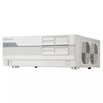 Silverstone SST-FLP01W Caja de ordenador HTPC Blanca