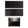 Akasa Turing ABX UCFF Carcasa sin ventilador para Mini PC AMD (Gigabyte BRIX 4000U), aluminio, negro