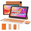 EXTRALINK TABLET CP31 WiFi ANDROID 15.0, 10.1”, 128GB, Cámara 2MP+8MP NARANJA
