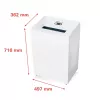 Destructora de papel HSM Pure 530, 80 l, 3,9 mm