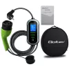 Cargador de vehículo eléctrico QOLTEC cargador de coche EV con Type2 ajustable 2en1 3,5 kW – cargador AC compacto, Type 2, 3,5 kW