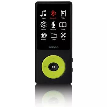 Reproductor MP3 Lenco Xemio-860GN 8 GB Negro/Verde lima LCD 18 h de reproducción